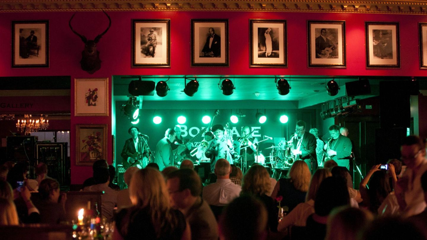 Enjoy whisky, cigars and live music at The Boisdale of Canary Wharf