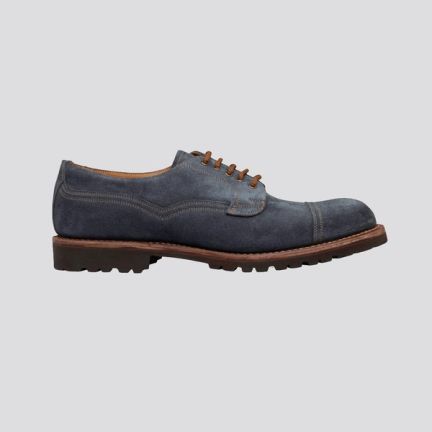 Cheaney Murton in Blue Waxy Suede