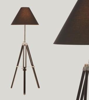 Bachelor Pad – NAVY Tripod Floor Lamp