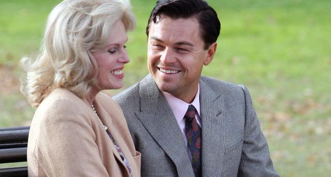 Wolf of Wall Street with Leo Dicaprio and Joanna Lumley