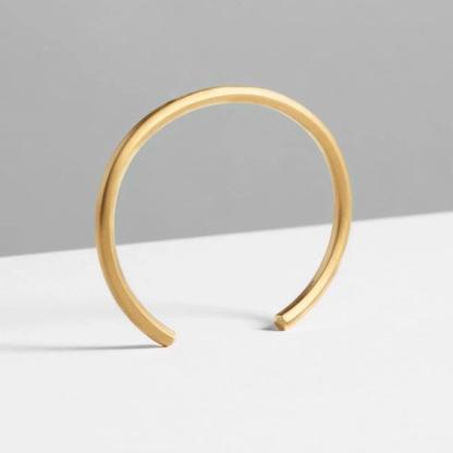 Gold Hexagon Cuff