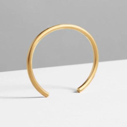 Gold Hexagon Cuff