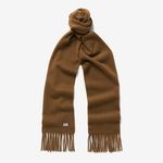 AMI Fringed Embroidered Scarf