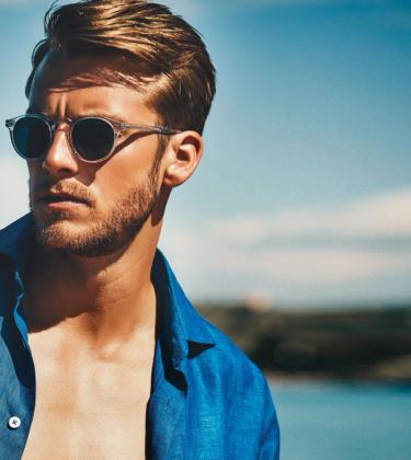 Model Linen shirt by Adam Fussell for GJ Summer 2015