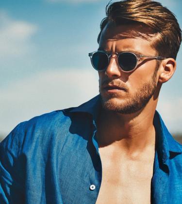 Model Linen shirt by Adam Fussell for GJ Summer 2015