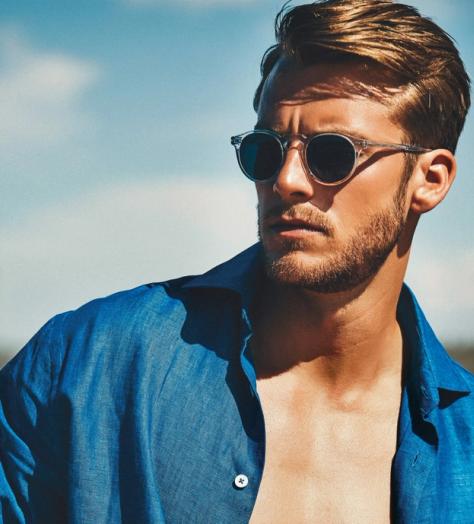Model Linen shirt by Adam Fussell for GJ Summer 2015