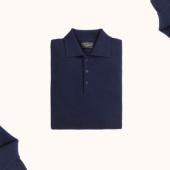 Emma Willis Navy Cashmere Polo