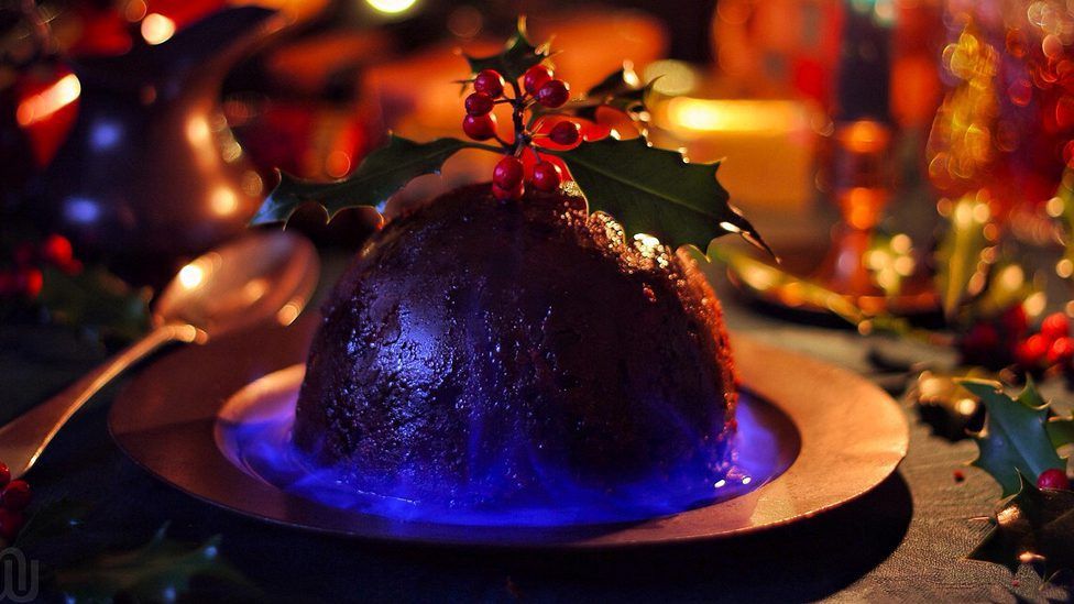 How to light a Christmas pudding