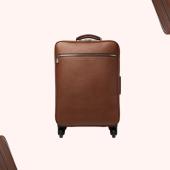 Brunello Cucinelli Leather Carry-On Suitcase