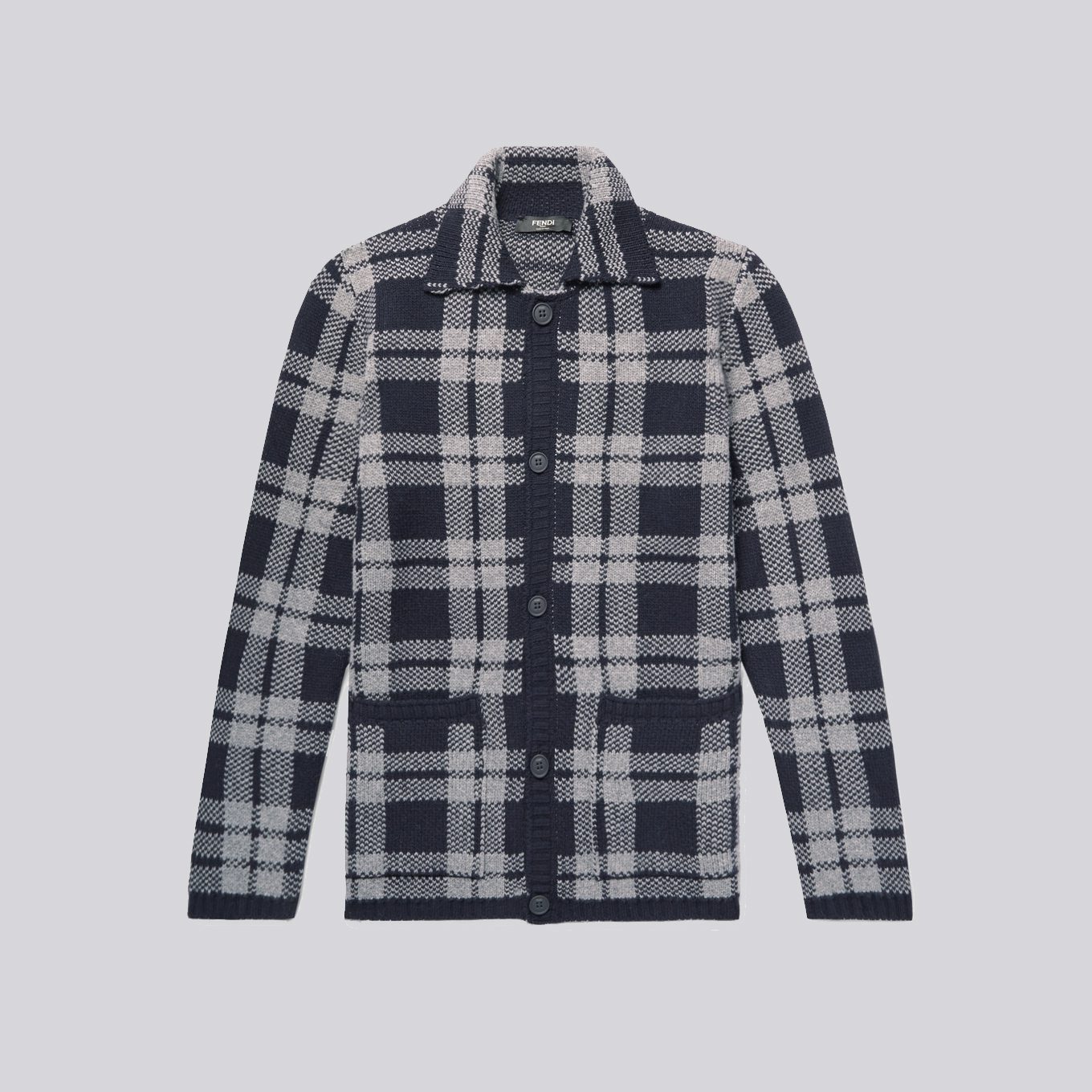 Fendi Checked Jacquard Overshirt