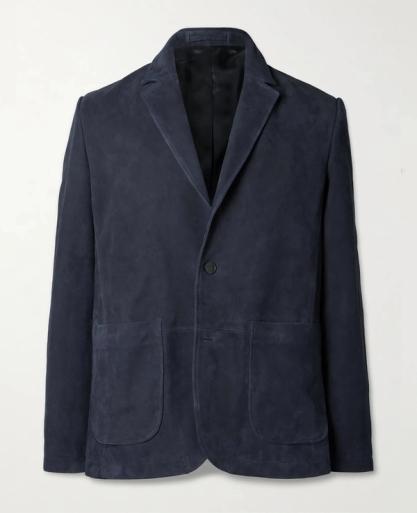 Suede Suit Jacket