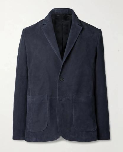 Suede Suit Jacket