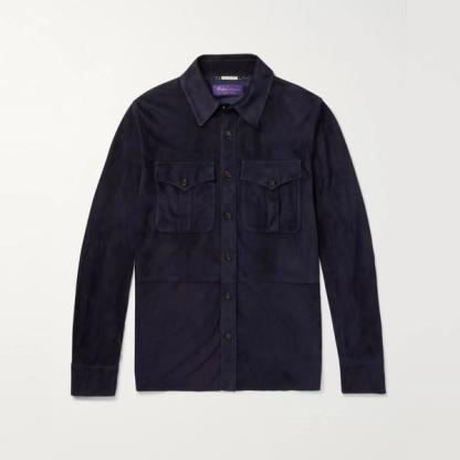 Ralph Lauren Barron Suede Shirt Jacket