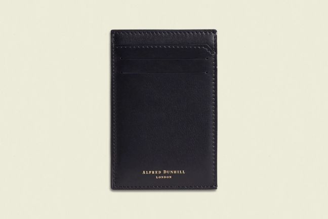 Dunhill's biometric wallet protects your money while looking