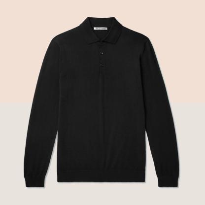 Salle Privee Slim-Fit Cashmere Polo Shirt
