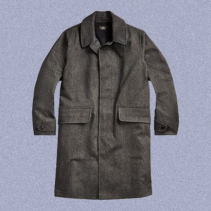 Ralph Lauren herringbone-print raincoat