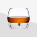 Nude ‘Chill’ Whisky Tumbler with Marble Base
