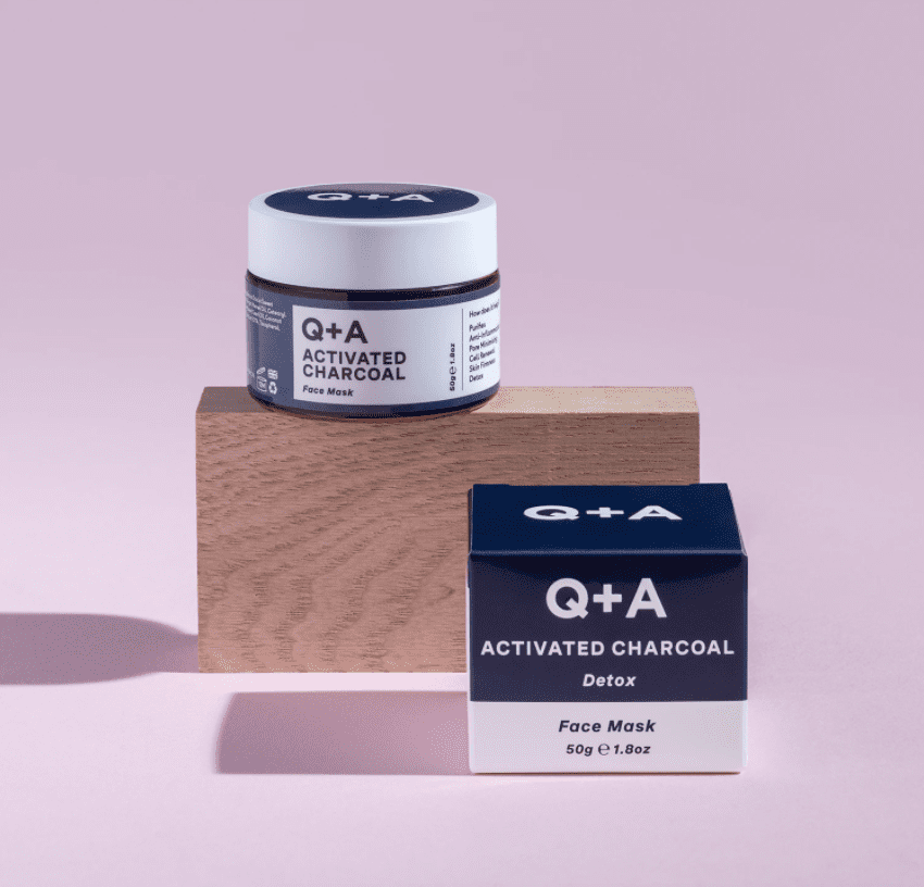 Q+A Activated Charcoal Face Mask