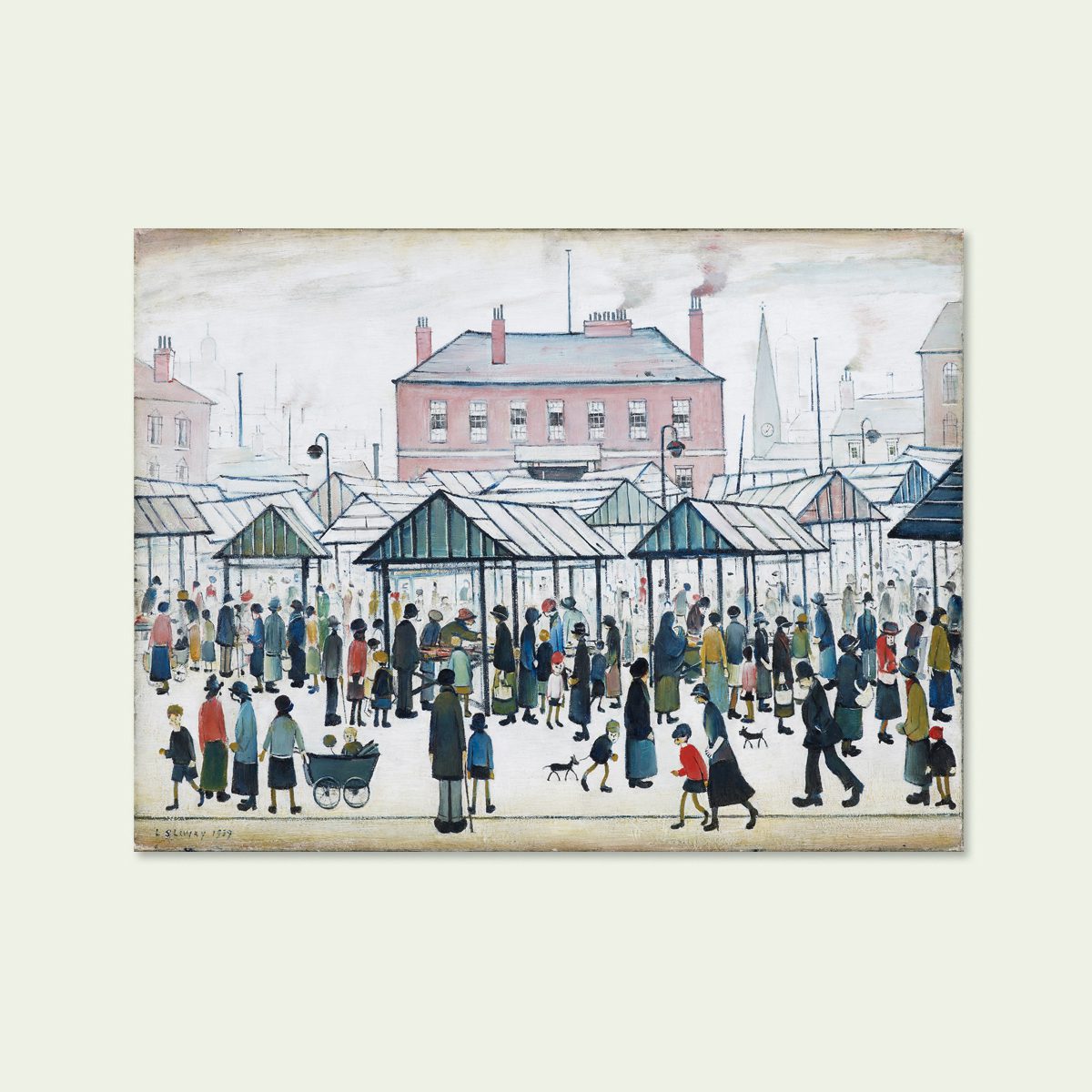 Market Scene, Northern Town, 1939