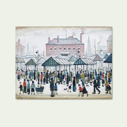 Market Scene, Northern Town, 1939