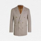 Thom Sweeney Unstructured Pinstriped Blazer