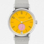 Nomos Glaschütte Tangente 38 Date Katezengold