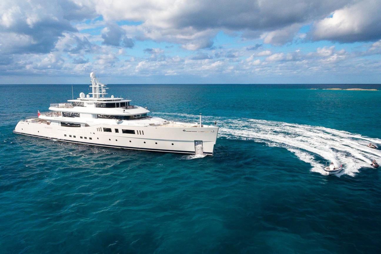 millionaire on yacht