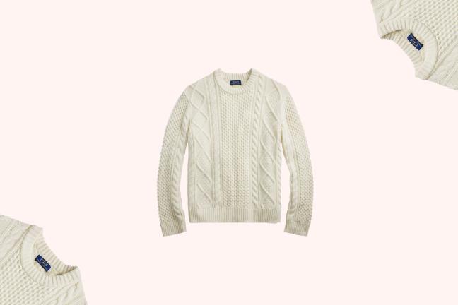 Ralph Lauren Aran Wool Cashmere Jumper