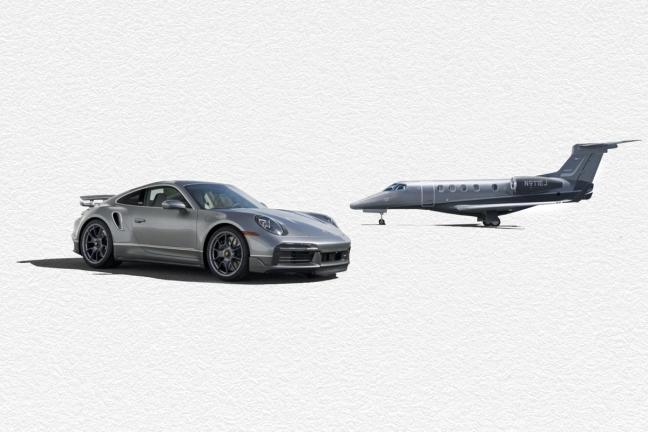 Embraer Phenom 300E and Porsche 911 Turbo S ‘Duet’