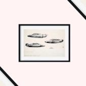 007 Ken Adam Lotus Esprit Submarine Art Print