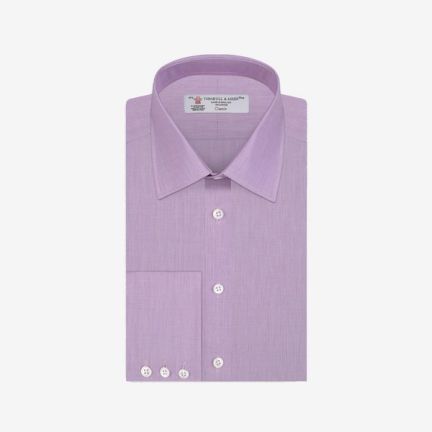 Turnbull & Asser Lilac End-On-End Shirt