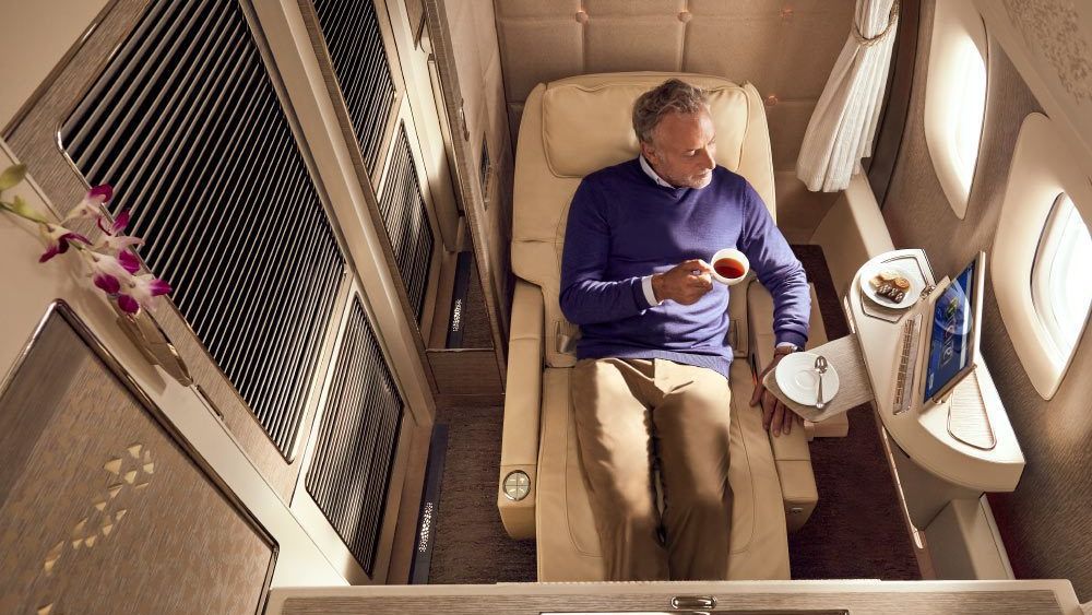 Wishlist: Emirates first-class flights, Acqua Di Parma fragrance & a stay at Hotel Sanders