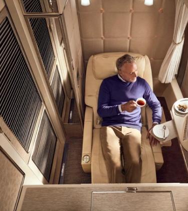 Wishlist: Emirates first-class flights, Acqua Di Parma fragrance & a stay at Hotel Sanders