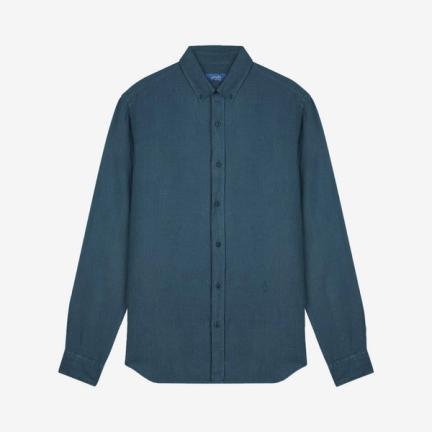 Linen Shirt — Blue