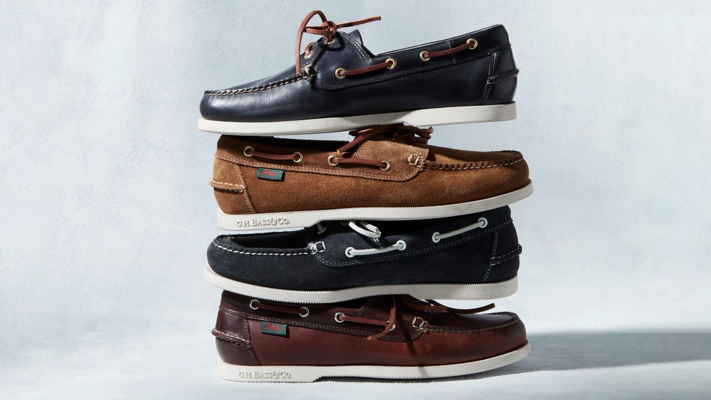 Slip on the best in summer boat shoes from G.H. Bass & Co
