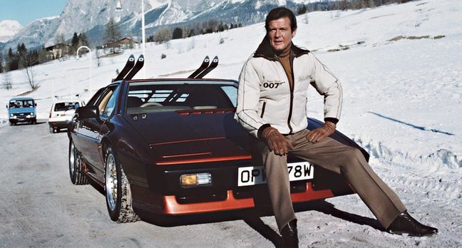 Roger Moore played Bond for some of his most enthralling ski scenes in The Spy Who Loved Me