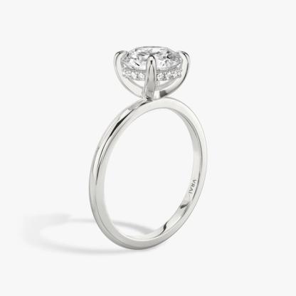 The Classic Hidden Halo Engagement Ring
