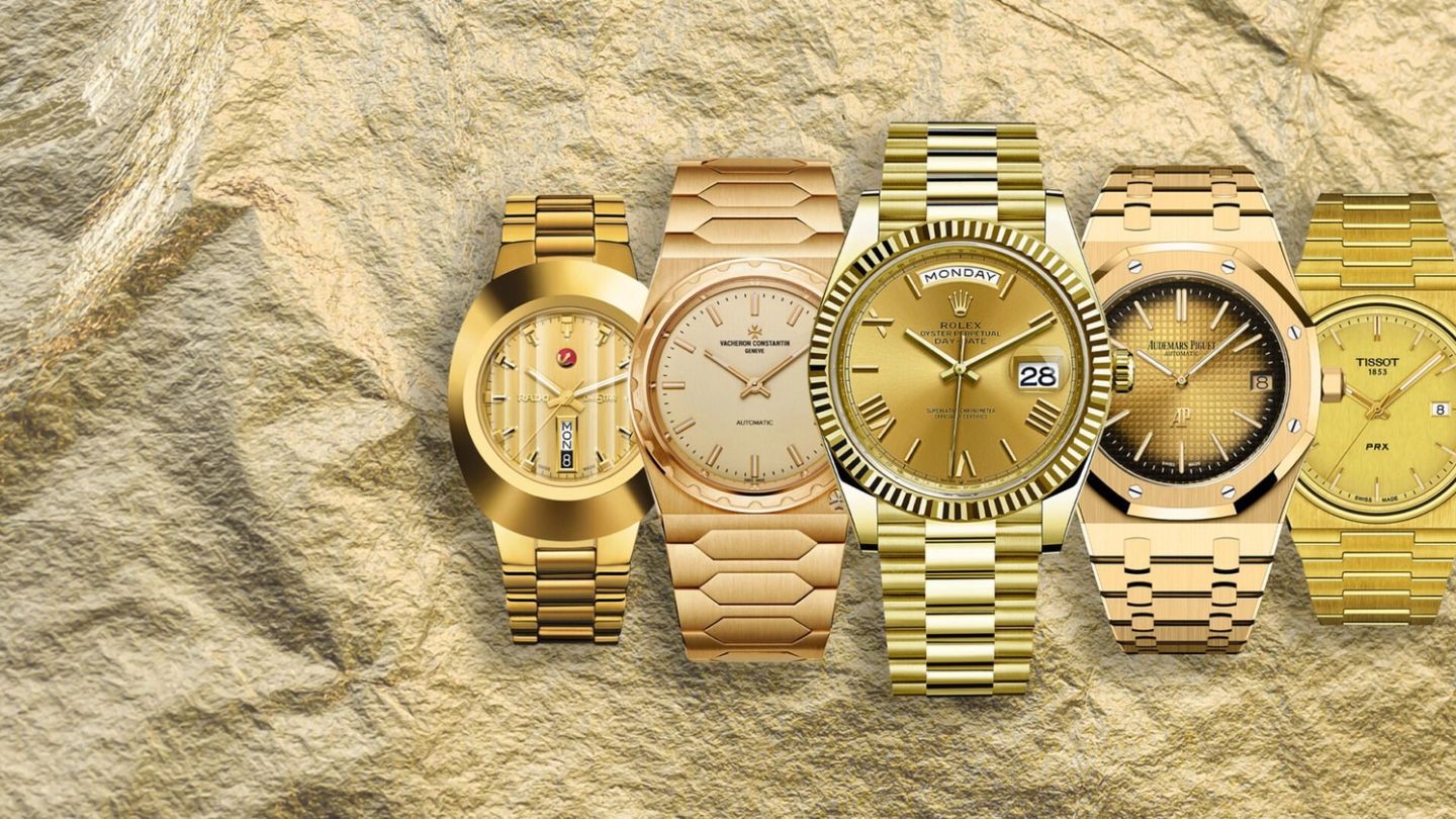 From Rolex to Rado, these are the best gold watches for men