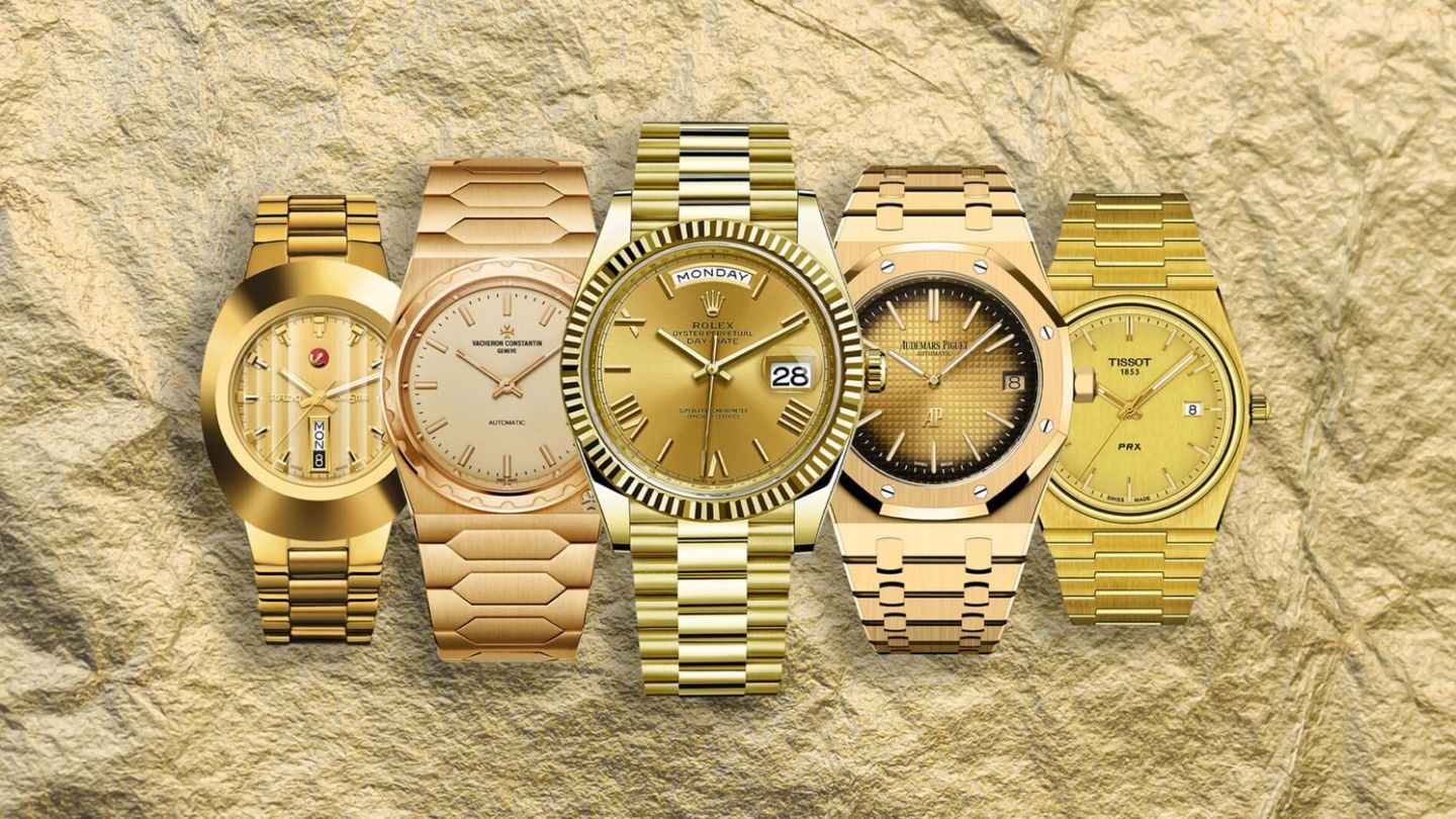 From Rolex to Rado, these are the best gold watches for men