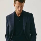 Massimo Dutti Slim Fit Houndstooth Suit