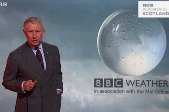 We like – Prince Charles, The Weather Forecaster