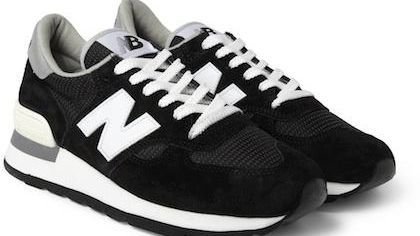 New Balance 565 Suede and Leather Trainers