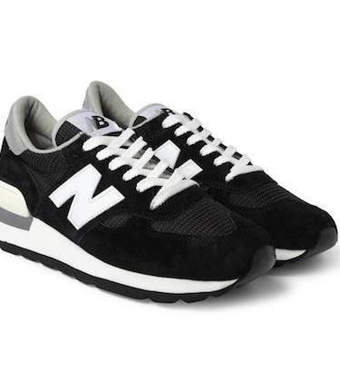 New Balance 565 Suede and Leather Trainers