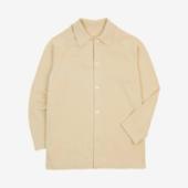 Drake's Sand Cotton Button-Through Knit
