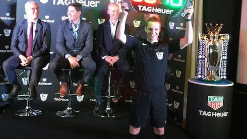 The Premier League signs Tag Heuer