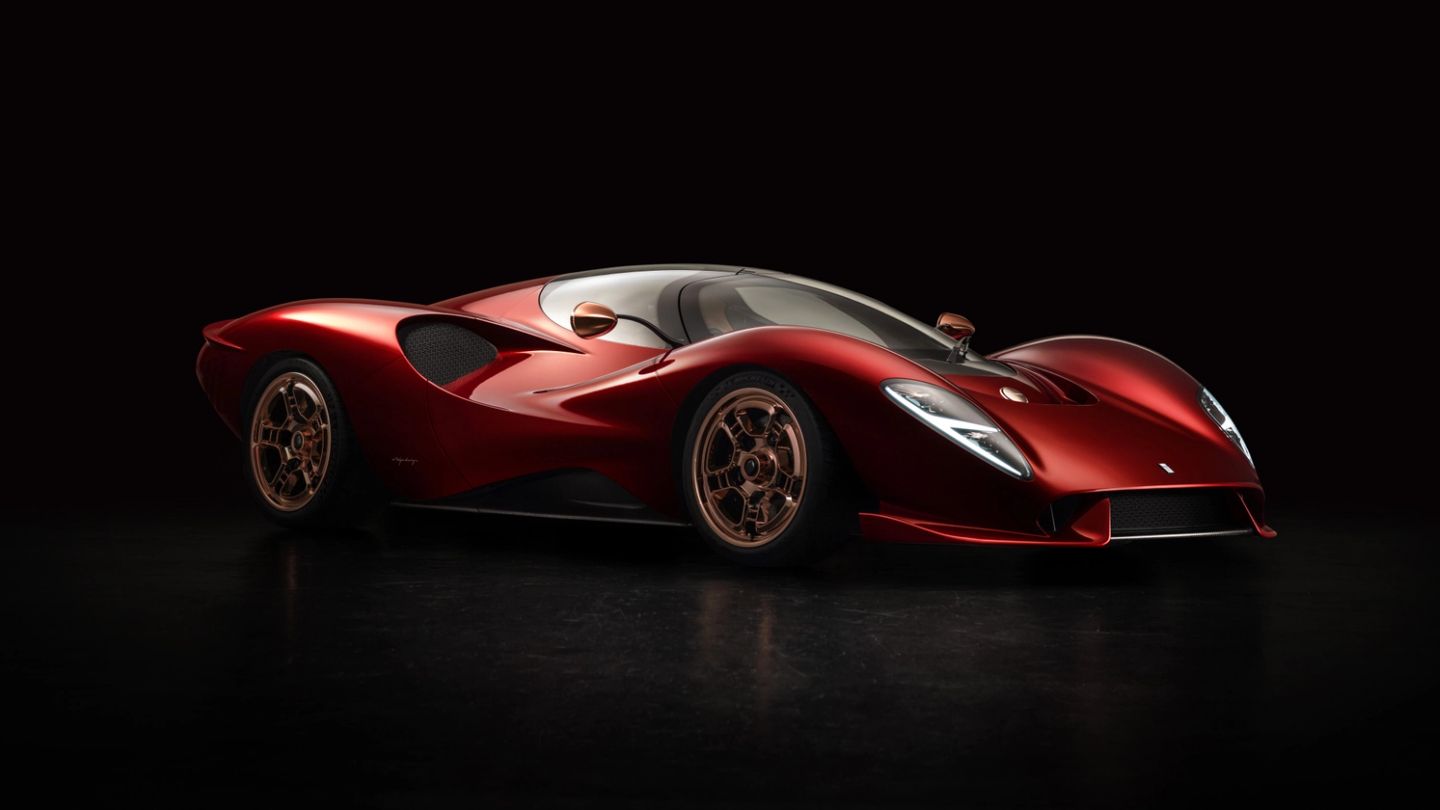 The De Tomaso P72 is a modern day time machine