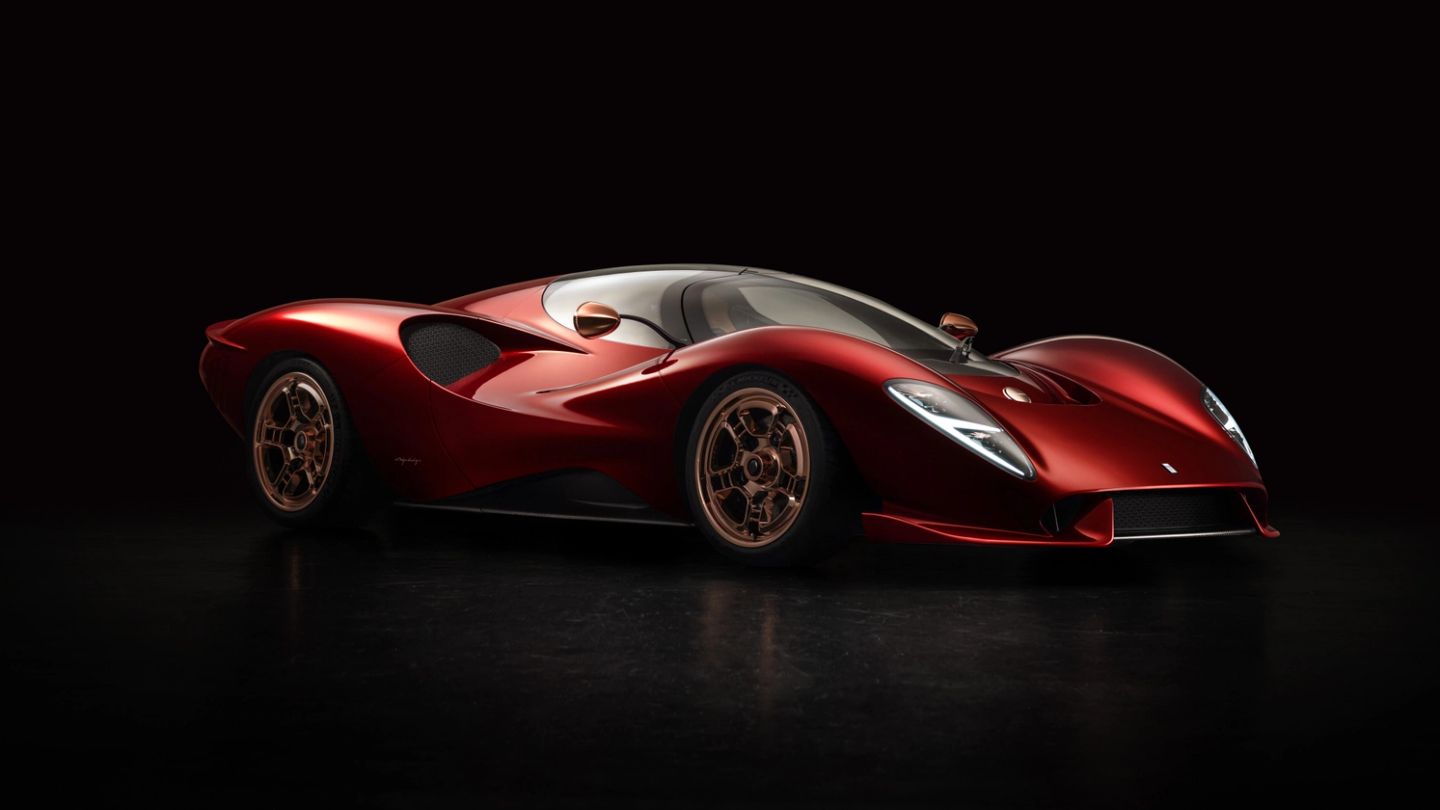 The De Tomaso P72 is a modern day time machine