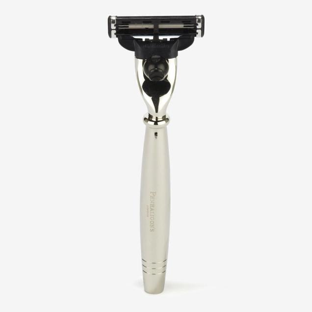 Nickel triple blade razor by Penhaligon’s