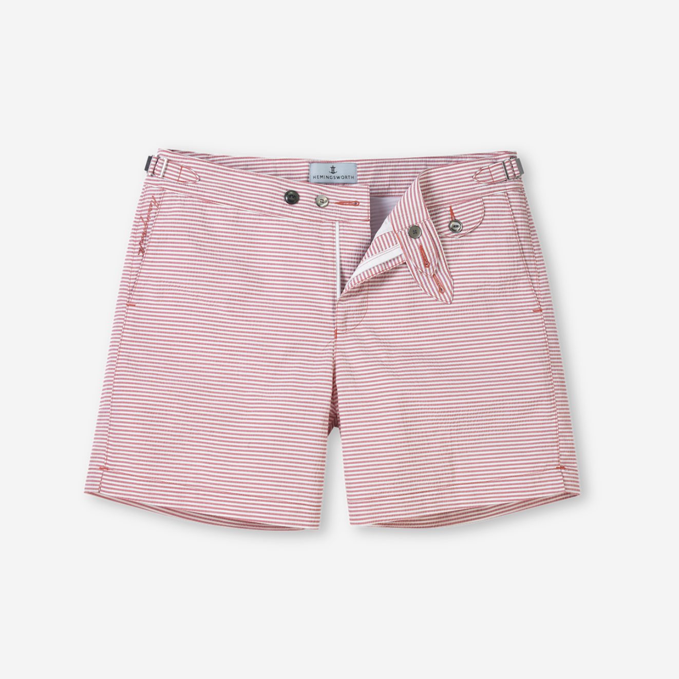 Hemingsworth Seersucker Swim Shorts