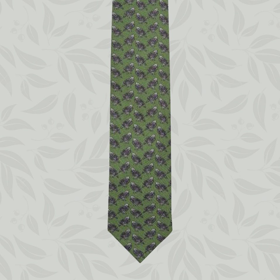 Hugo Guinness Partrige Silk Tie